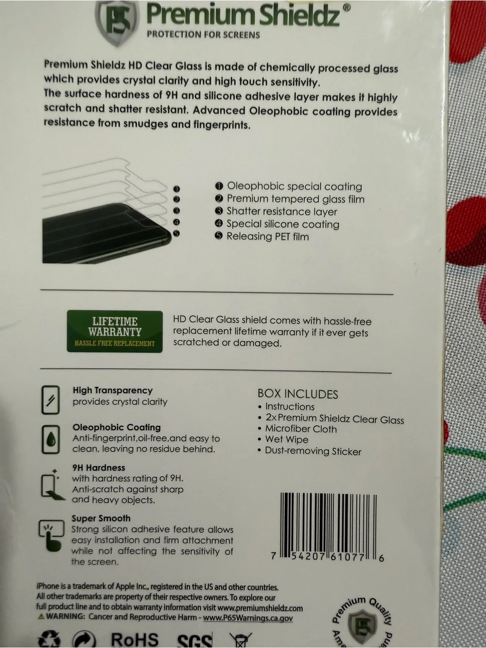 2-Pack HD Clear Glass Screen Protector for iPhone 13 / 13 Pro - Clear